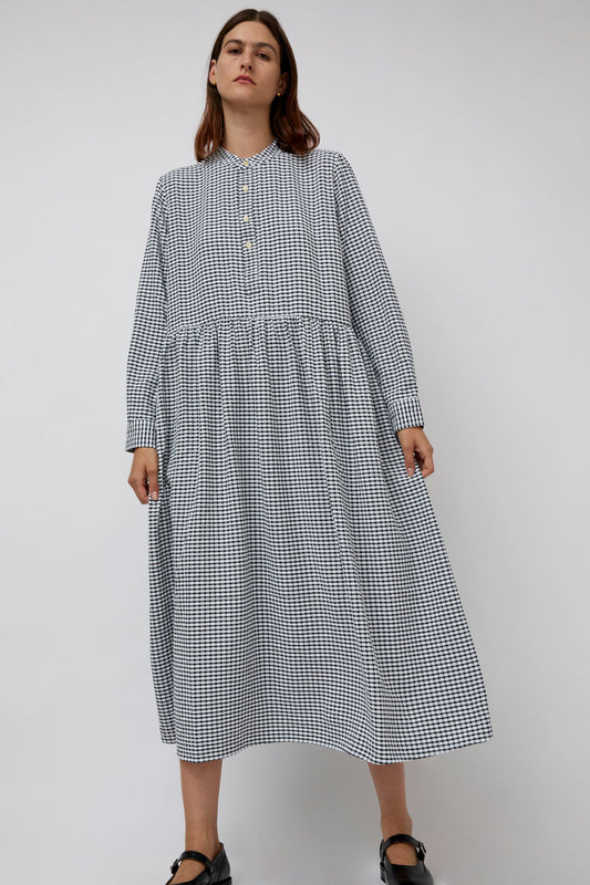 Sultan Wash Dolly Dress Vichy Love in Black and White