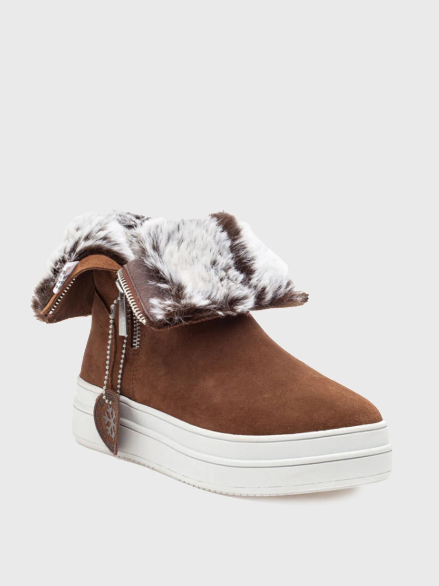 J/Slides Women's Tristan Waterproof Suede Booties