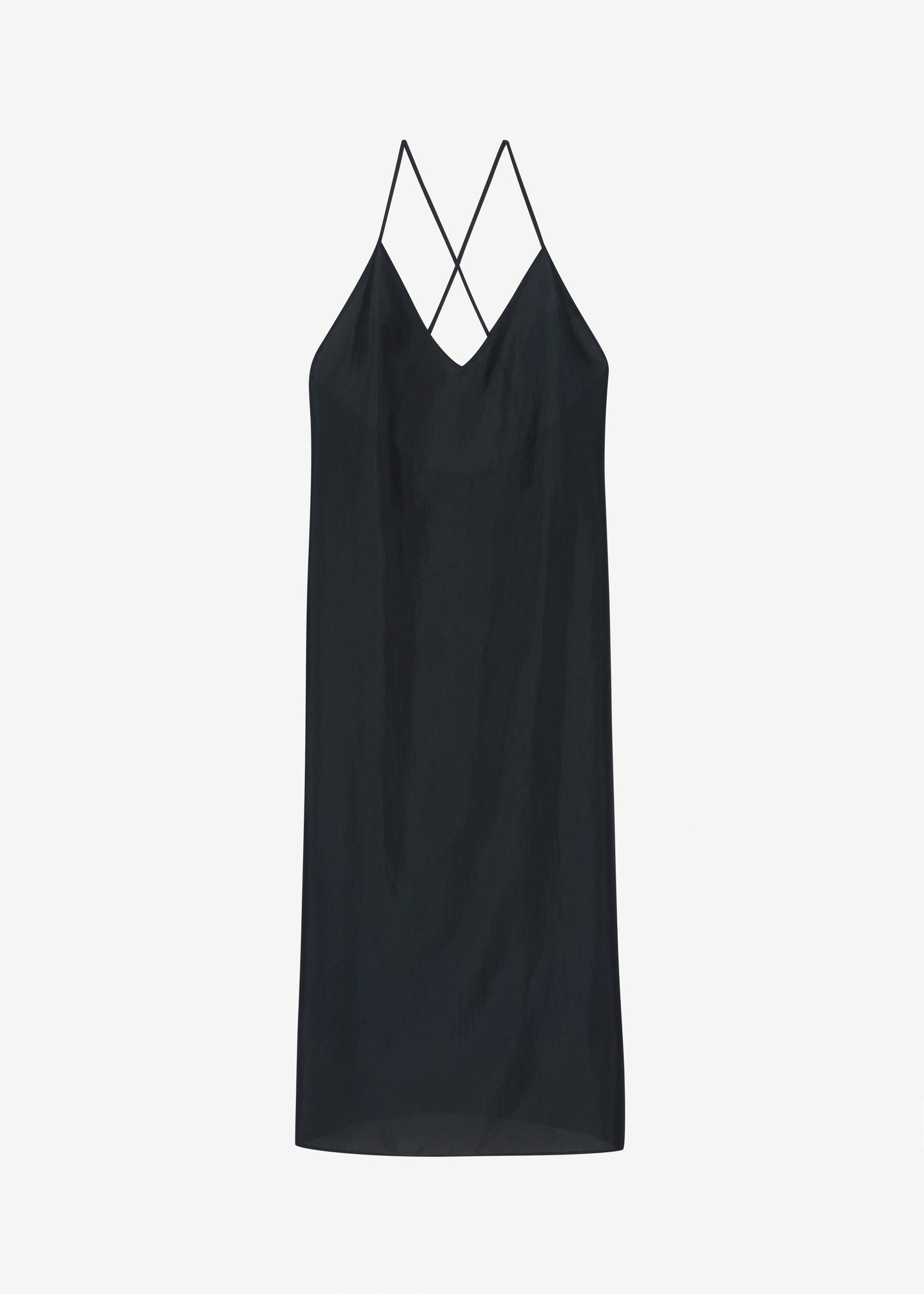 Vence Slip Dress - Black