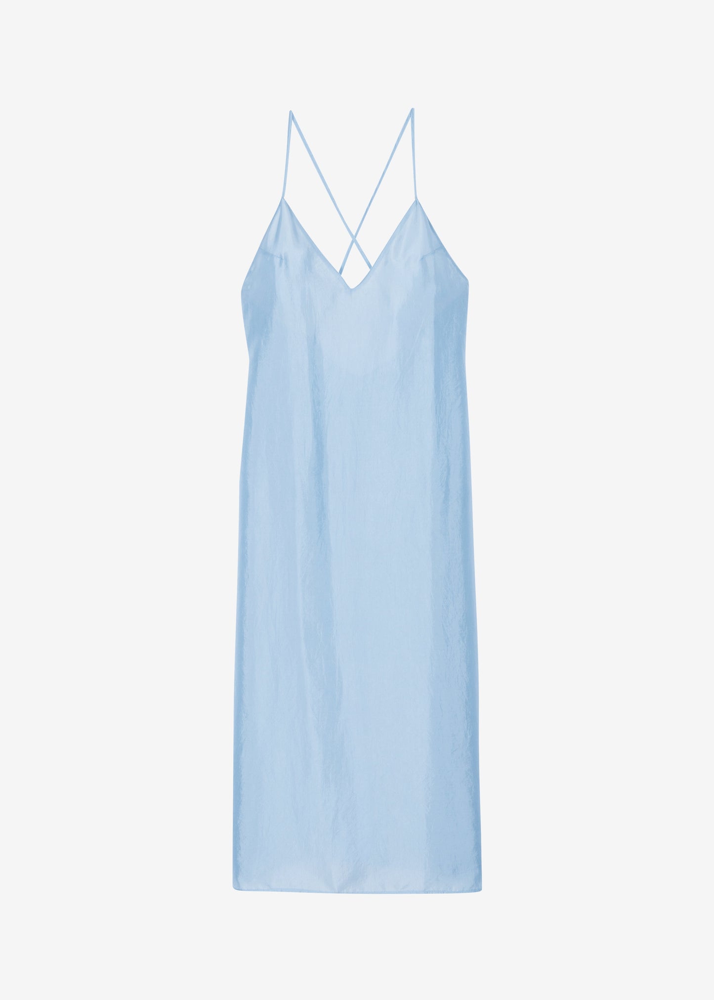 Vence Slip Dress - Dusty Blue