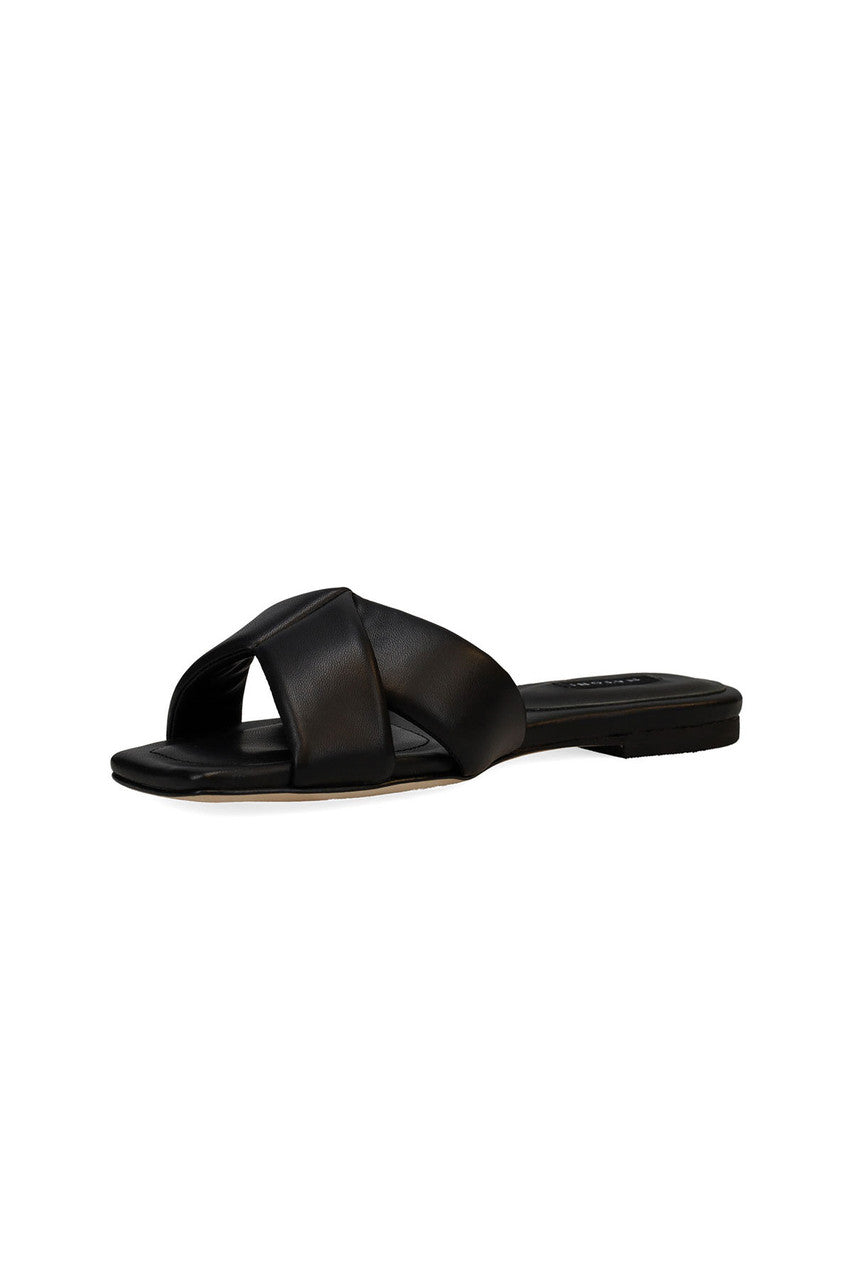 Vitta Nappa Leather Slide Sandals