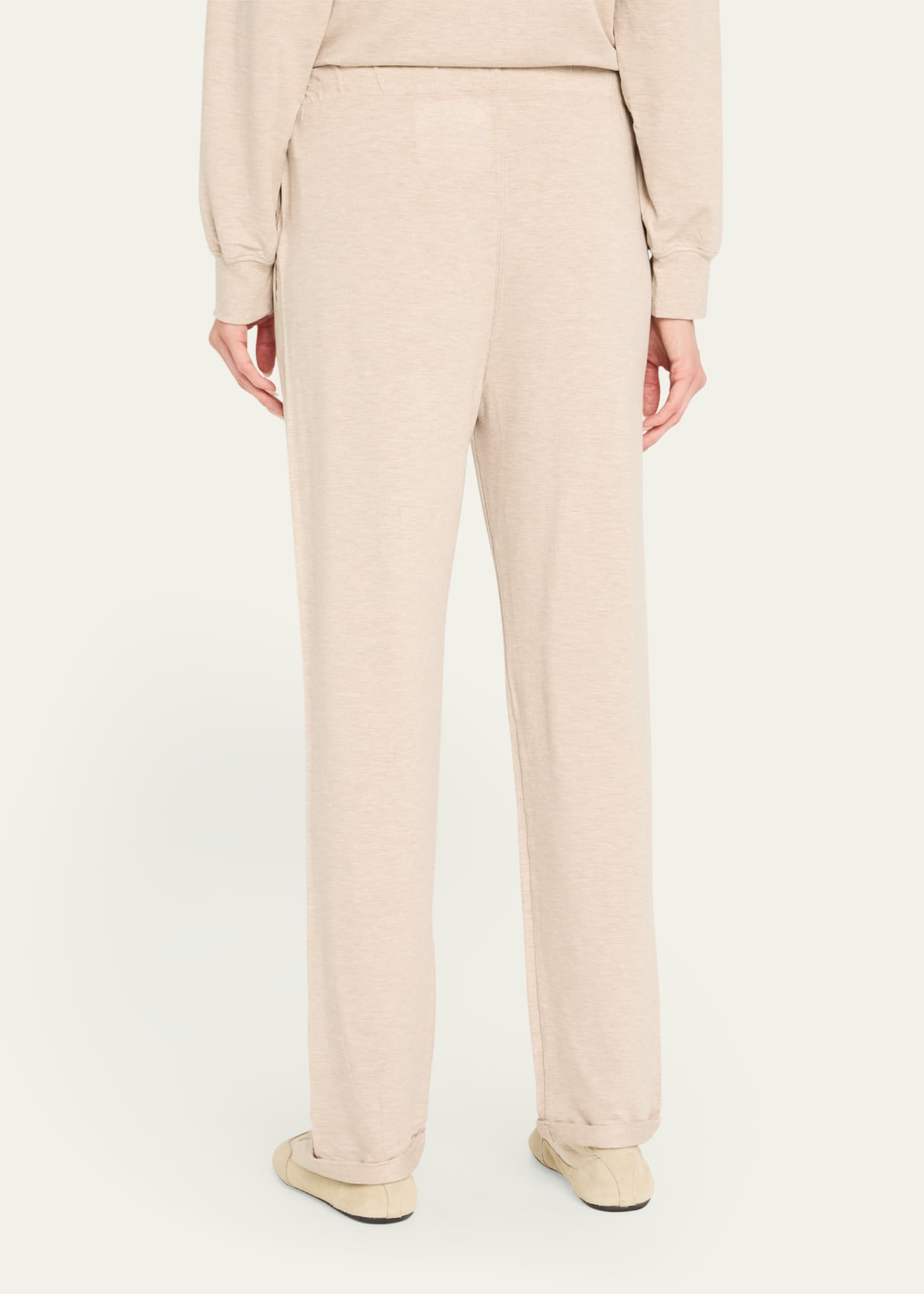 Majestic French Terry Cuffed Drawstring Pants