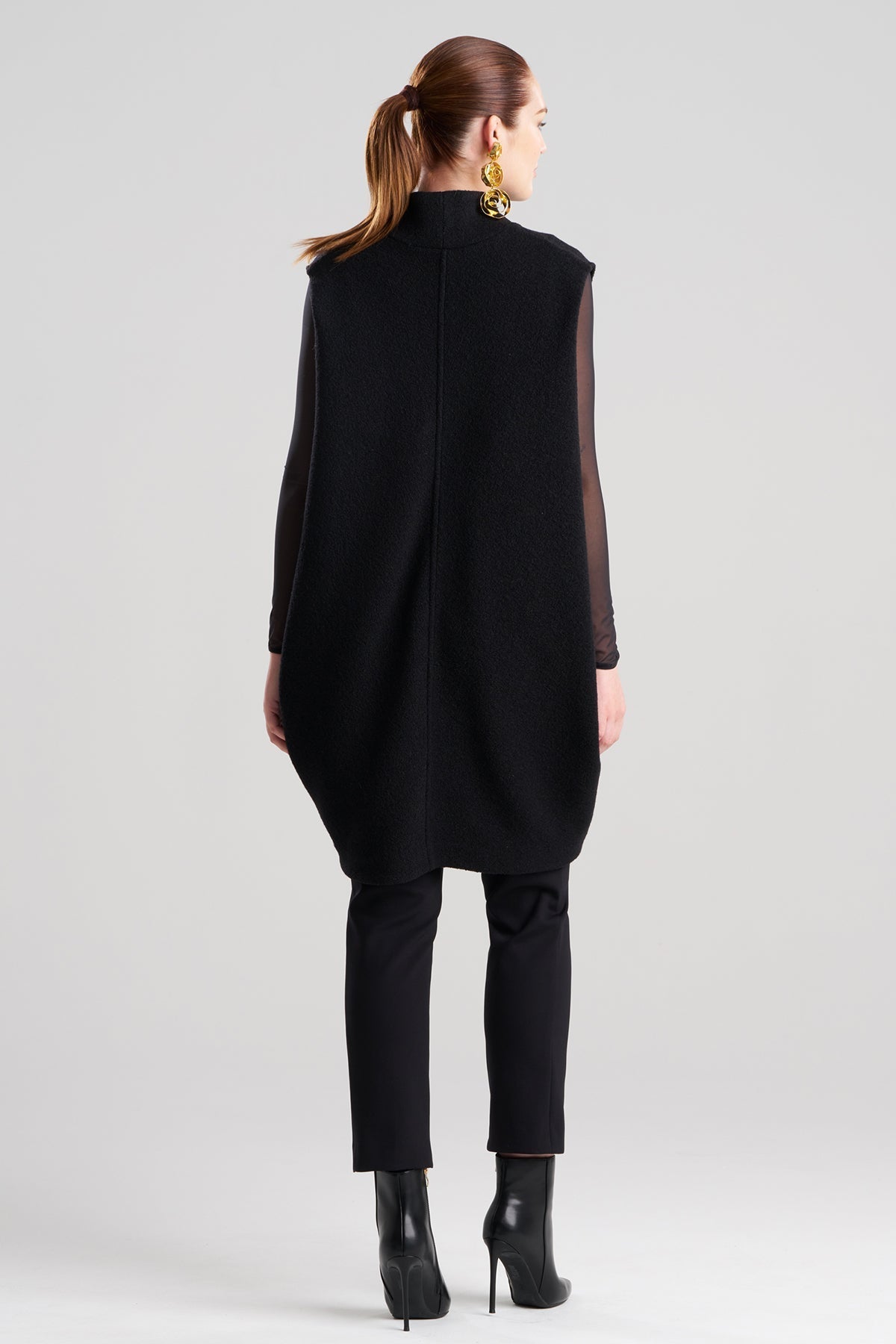 Boiled Wool Patch Pocket Vest