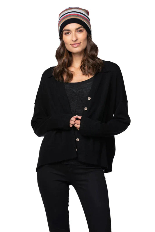 Cashmere Collared Cardigan