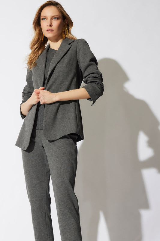 Compact Knit Cardigan Blazer