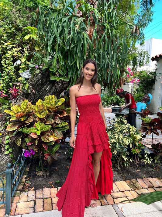 Blanca High Low Dress Cotton