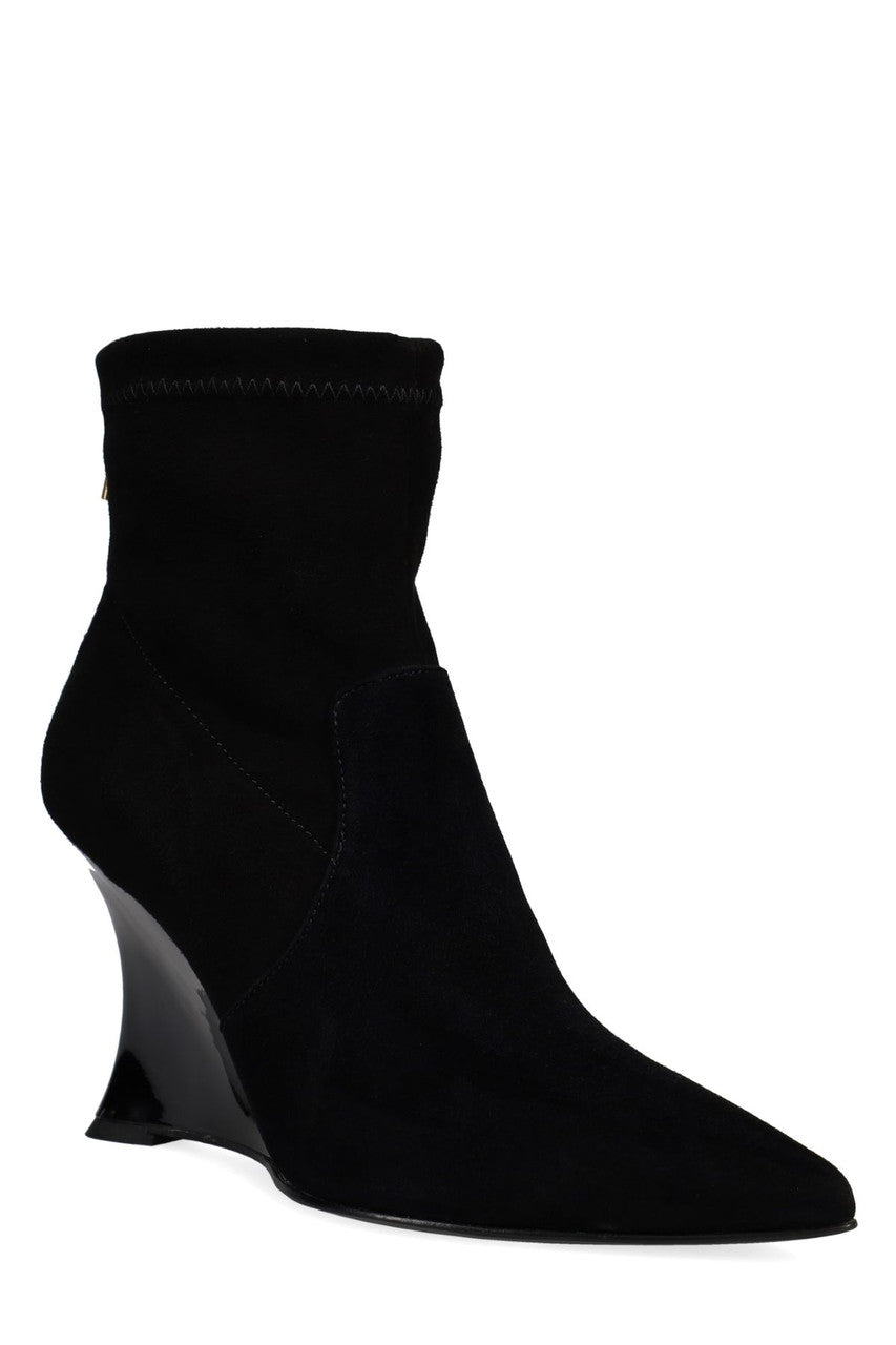 Neko Suede Wedge Ankle Boot