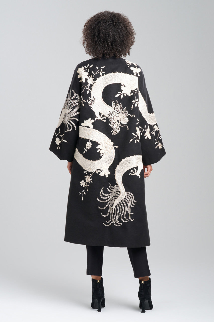 Couture Felt Embroidered Dragon Coat