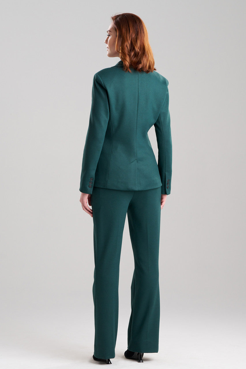 Double Jersey Two Button Lapel Blazer