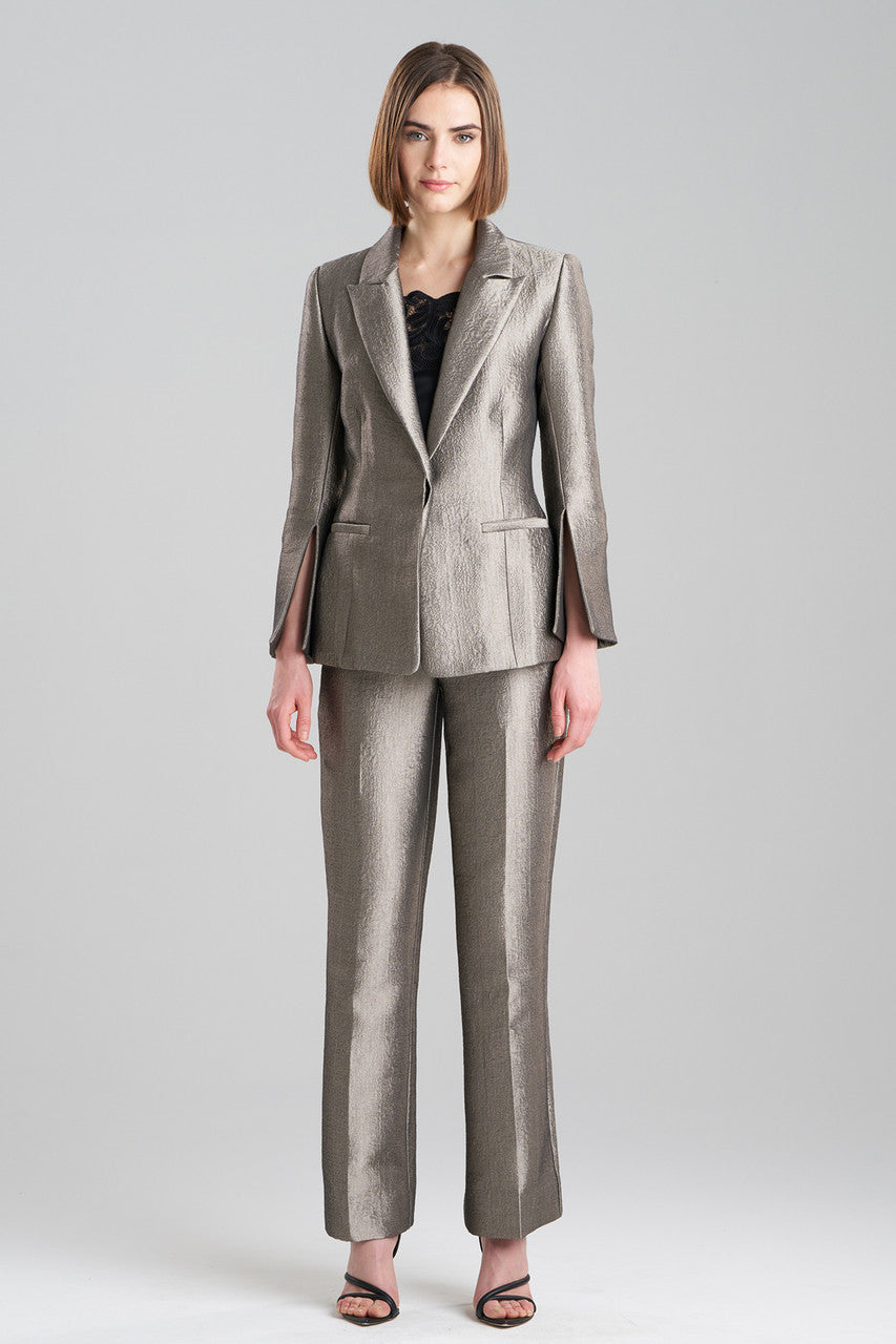 Metallic Jacquard Blazer