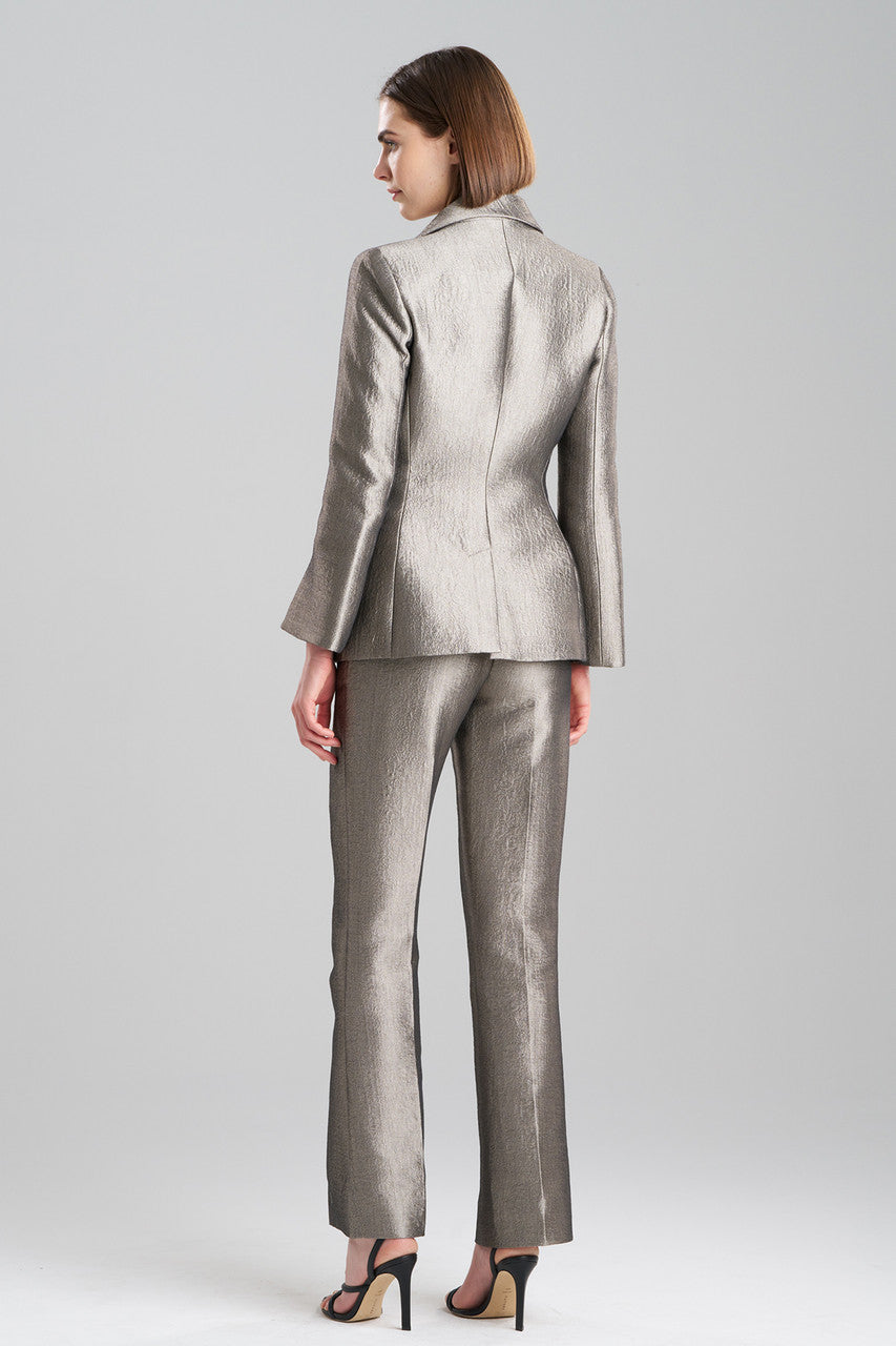 Metallic Jacquard Blazer