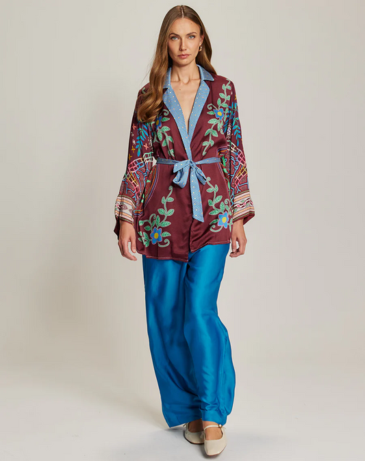 ME369 Lucia Shipibo Belted Kimono