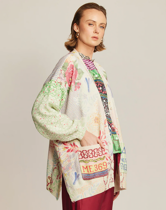 ME369 Liv Shipibo Printed Cardigan