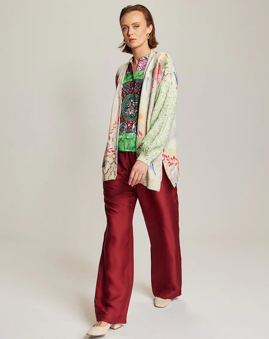 ME369 Liv Shipibo Printed Cardigan