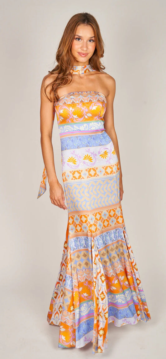 Paris Sirenuse Strapless Dress