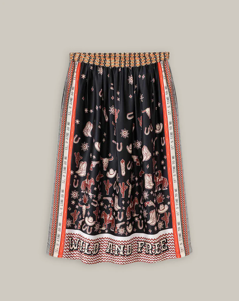 ME369 Vanessa Midi Skirt Rodeo