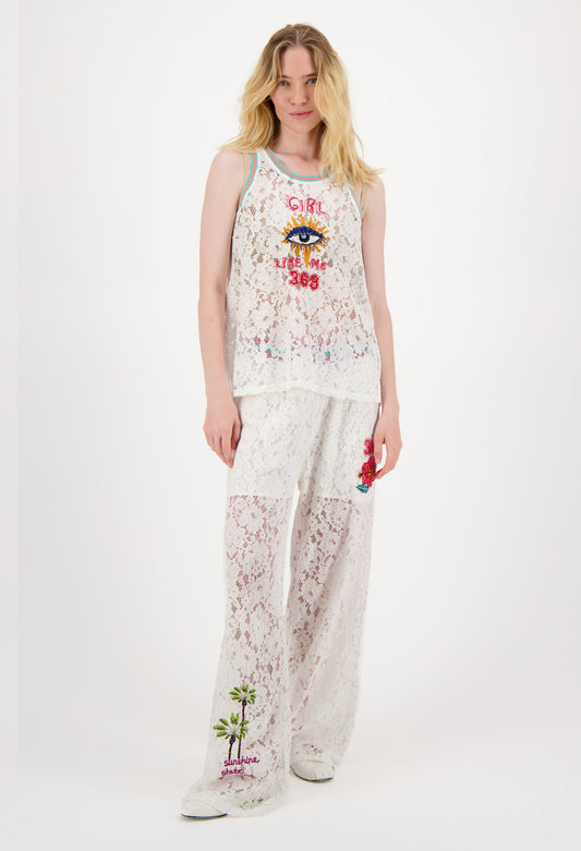 Me369 Maria Lace Tank Top