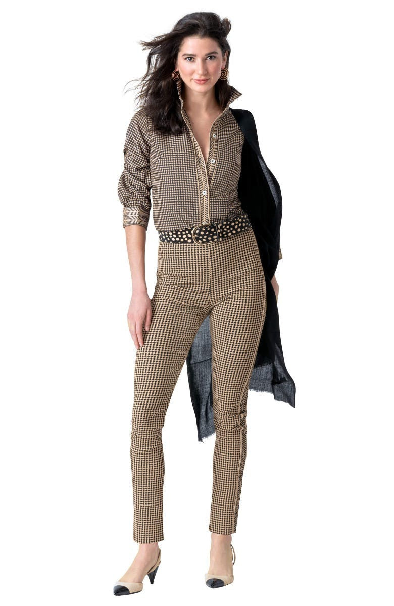 Gripeless Pull On Pants - Checkmate