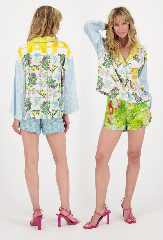 Me369 Nori Cropped Shirt