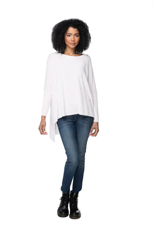 Cashmere Loose and Easy Crew Sweater