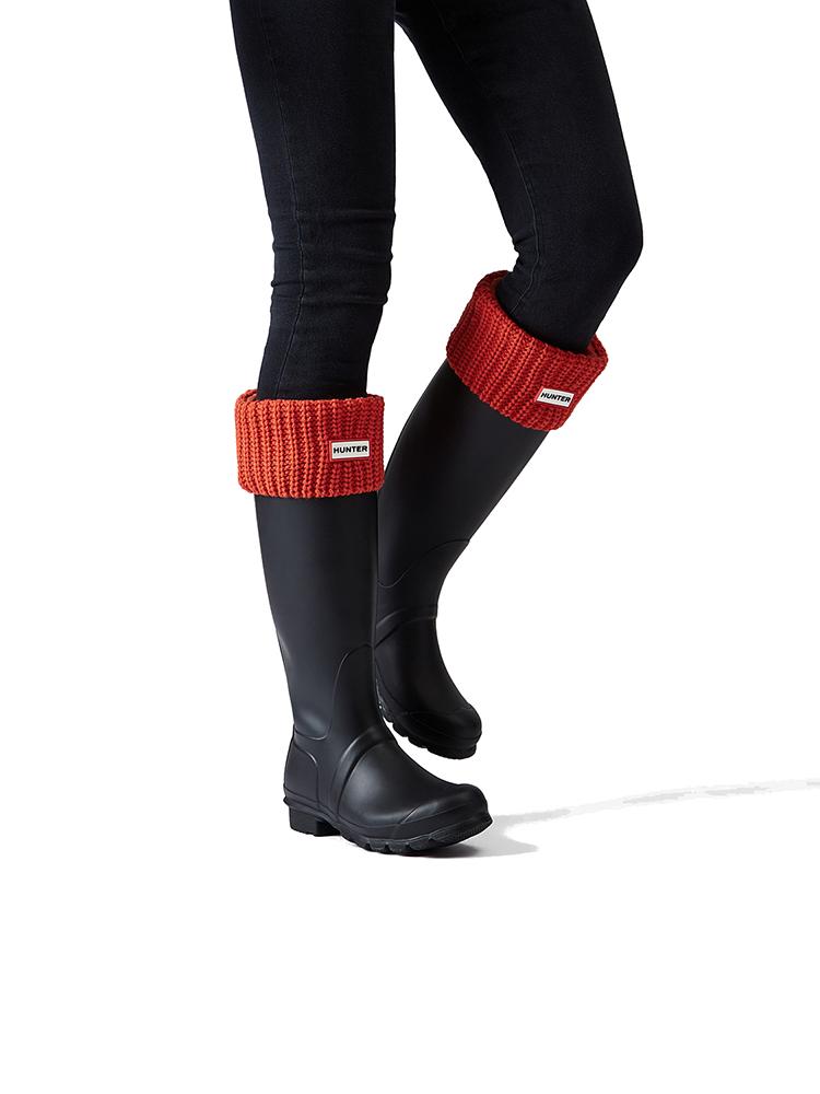 Hunter Rain Boots Half Cardigan Stitch Boot Socks