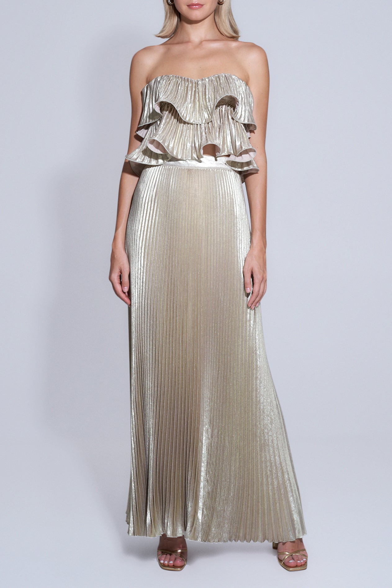 Romance Top Gold Shimmer