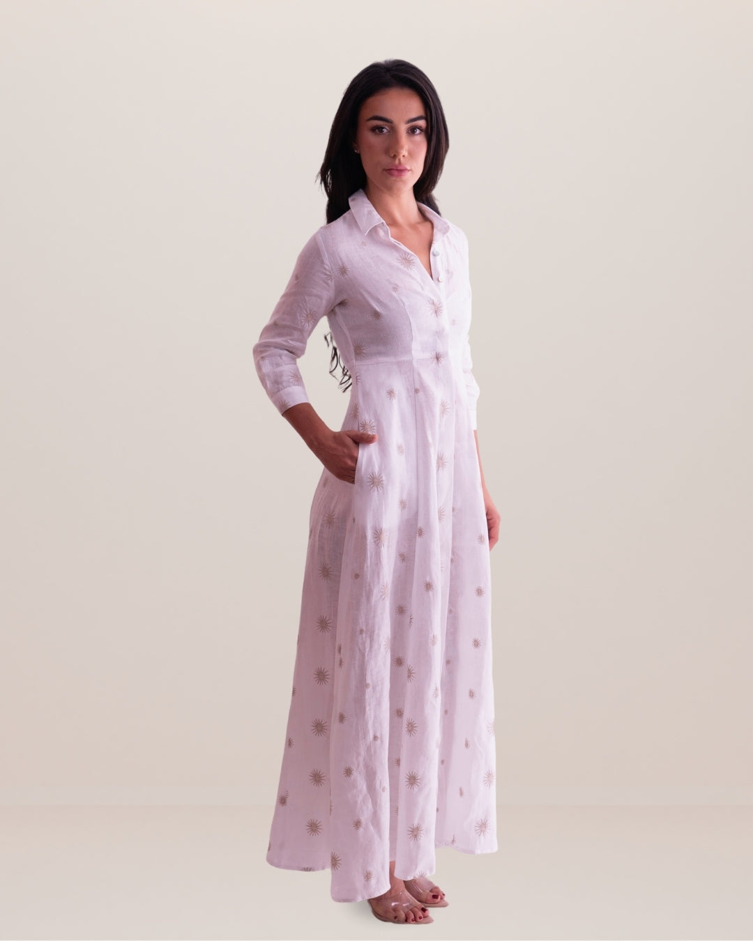 Shirt Dress New Style Linen