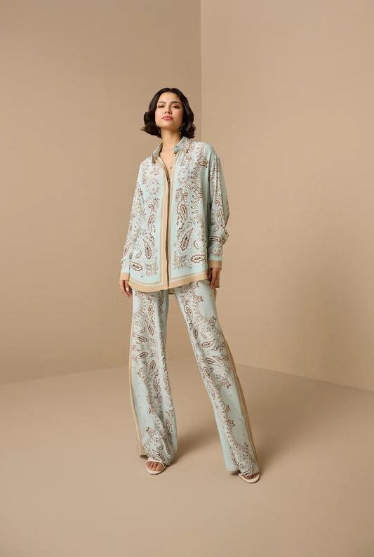 Hemant & Nandita Navi Straight Pants