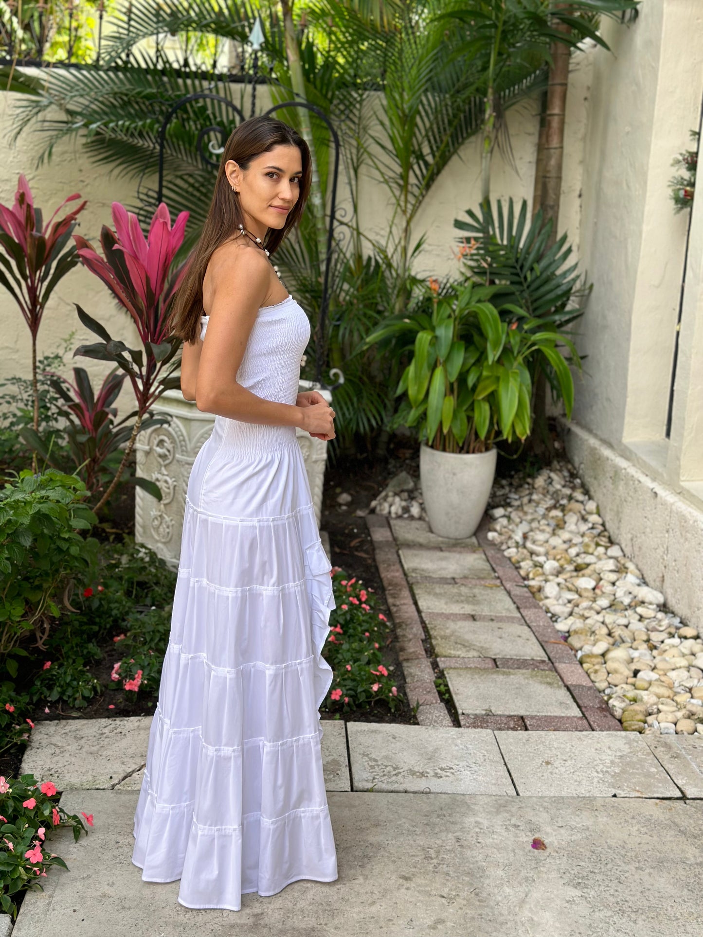 Blanca High Low Dress Cotton