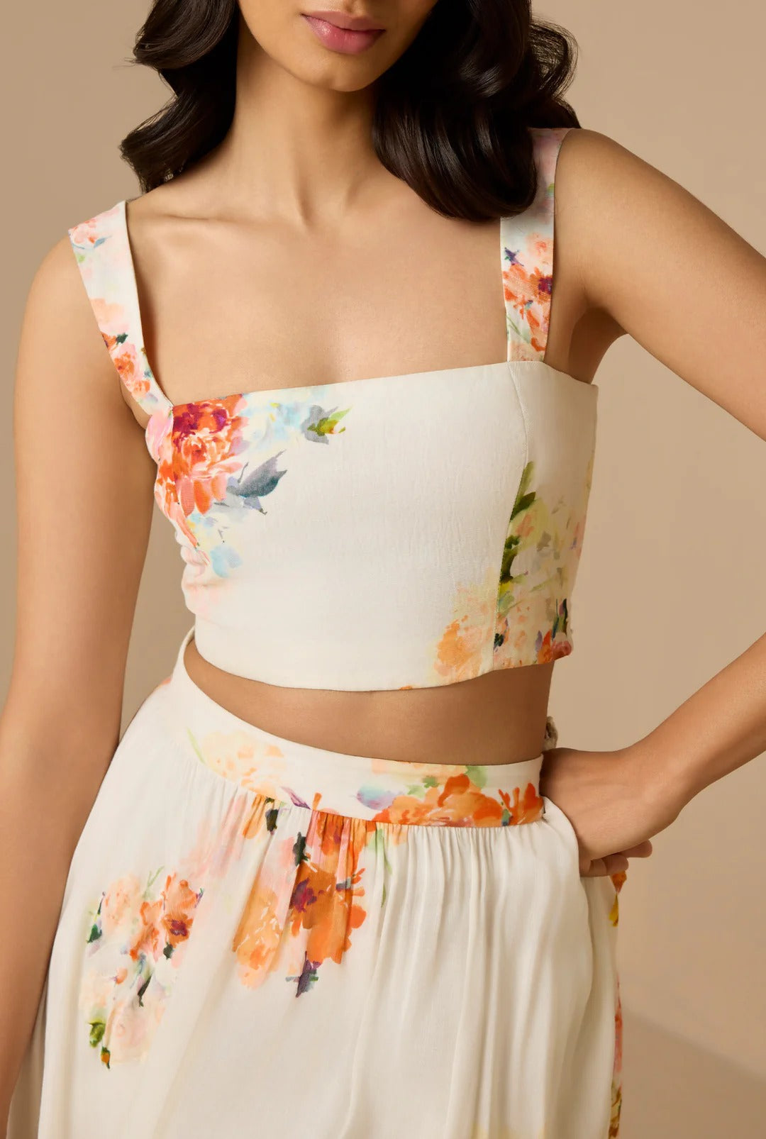 Hemant & Nandita Saba Corset Top