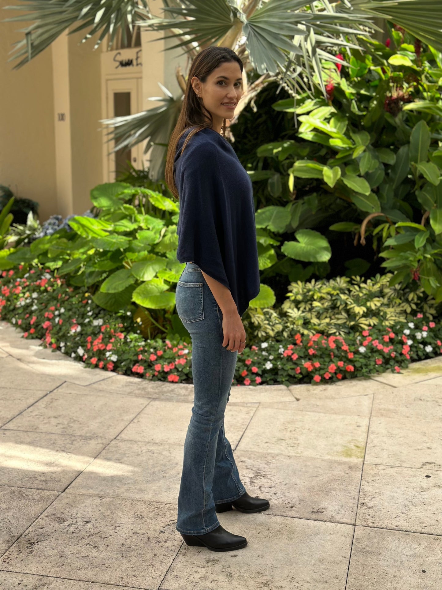 Poncho Cashmere Marina