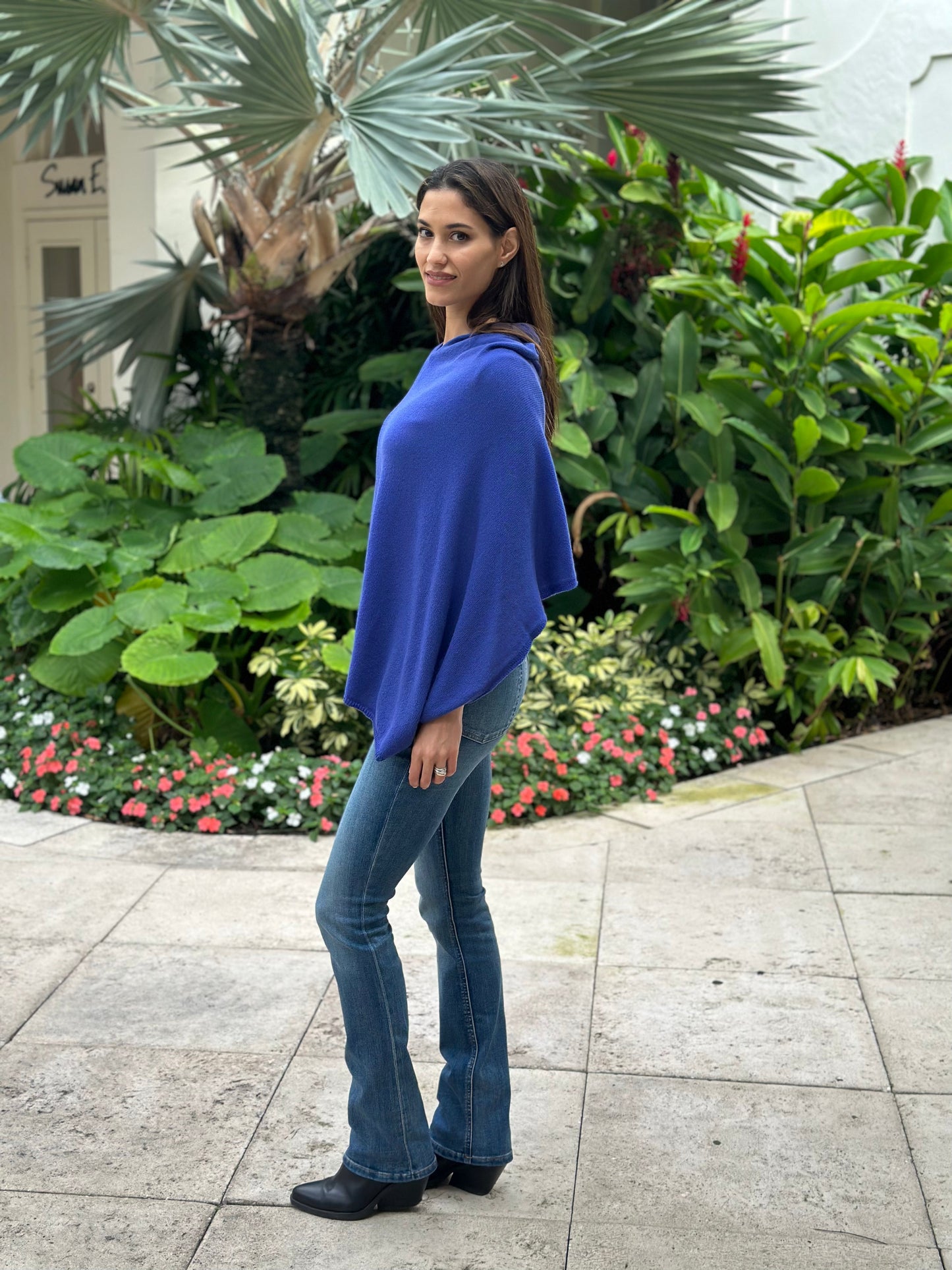 Poncho Cashmere Marina