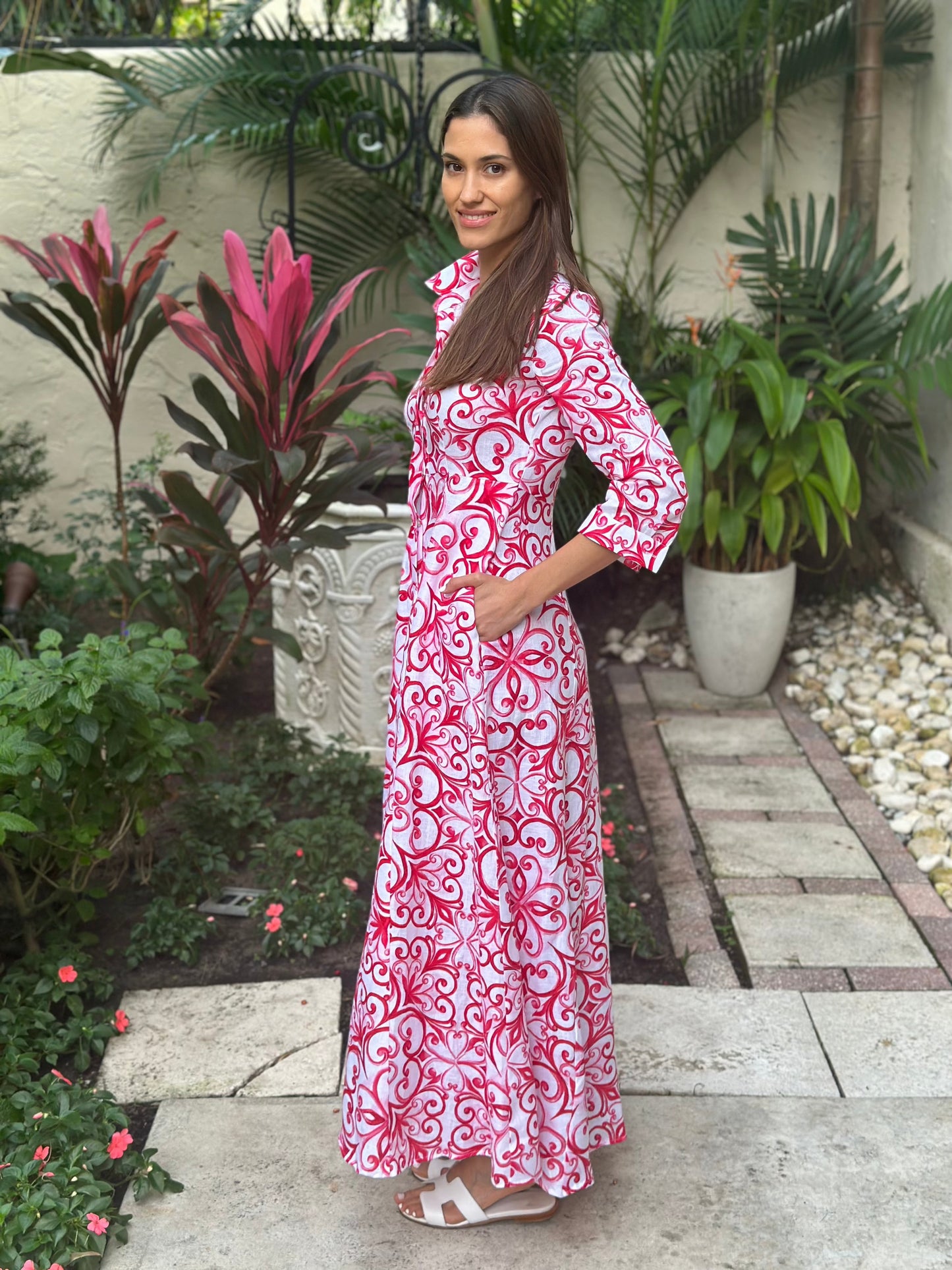 Shirt Dress New Style Linen