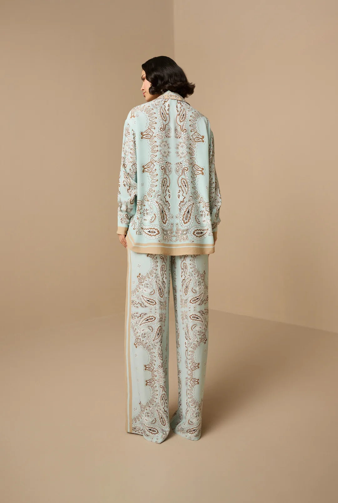 Hemant & Nandita Navi Straight Pants