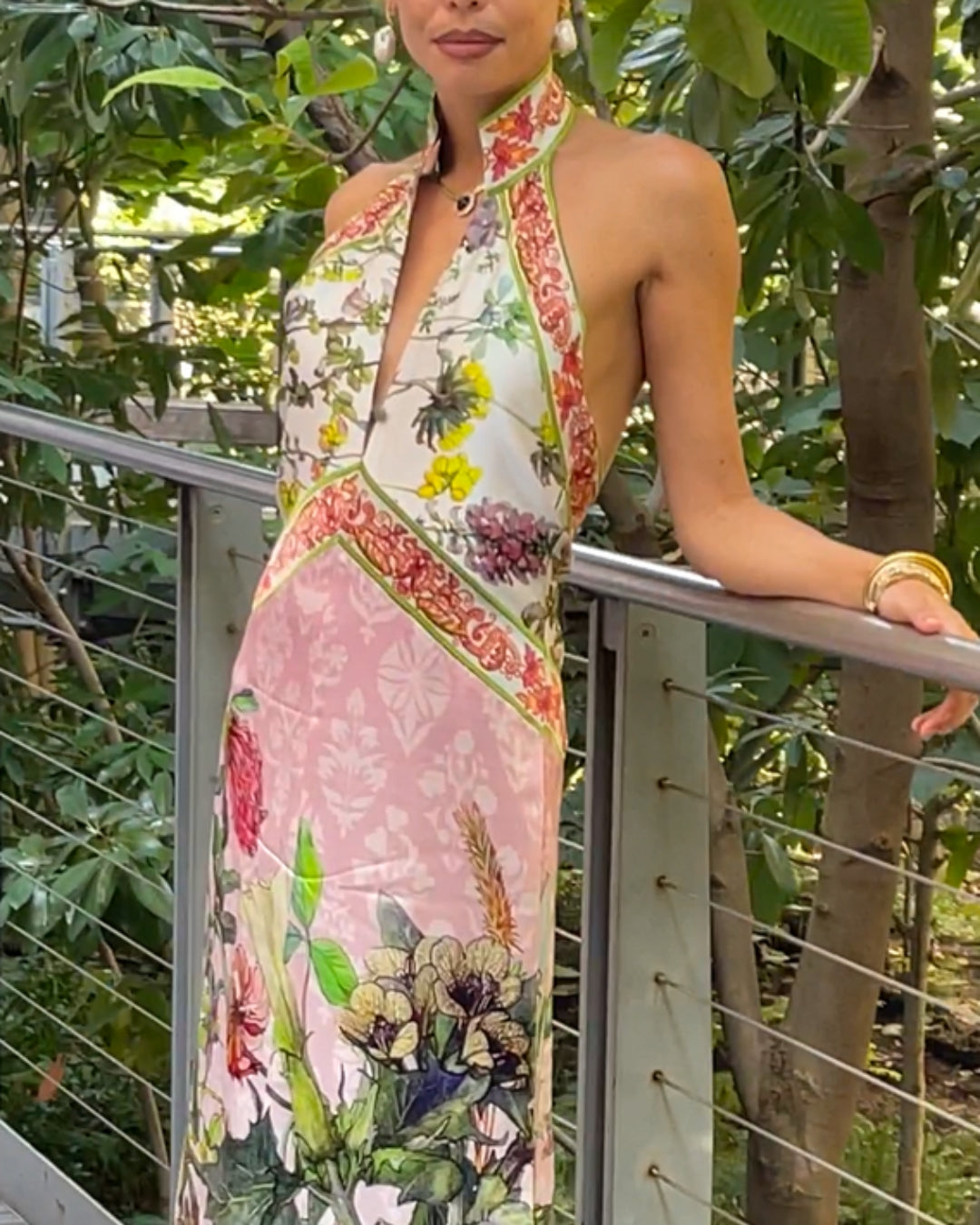 Paris Poeme Silk Dress
