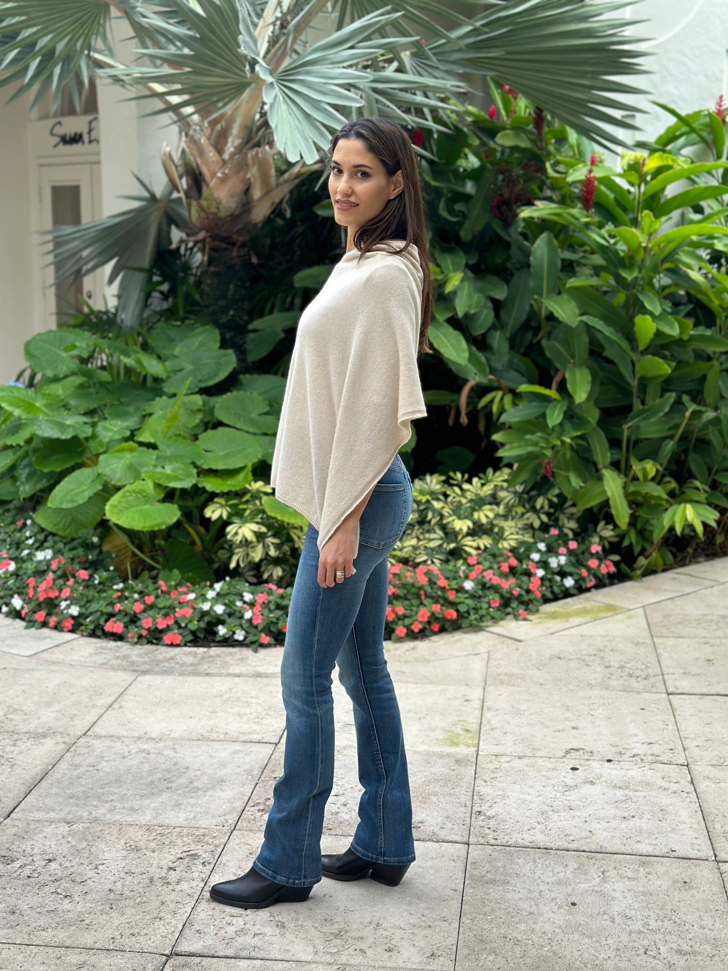 Poncho Cashmere Marina