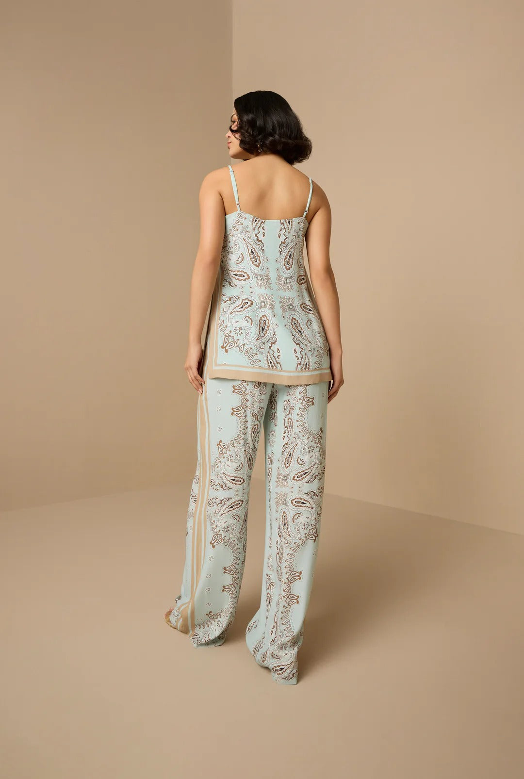 Hemant & Nandita Navi High Slit Top