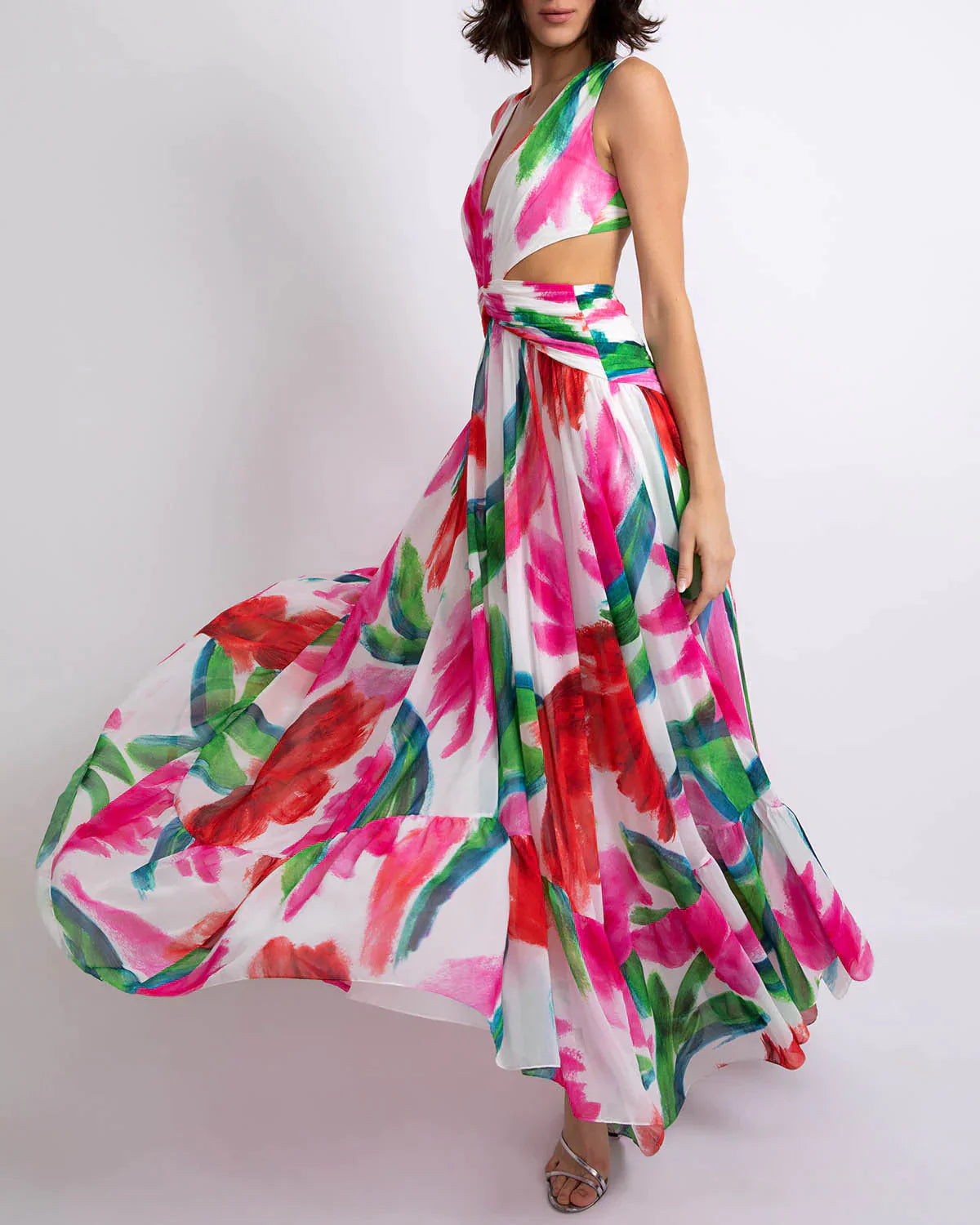 PatBo Allegro Cut Out Maxi Dress