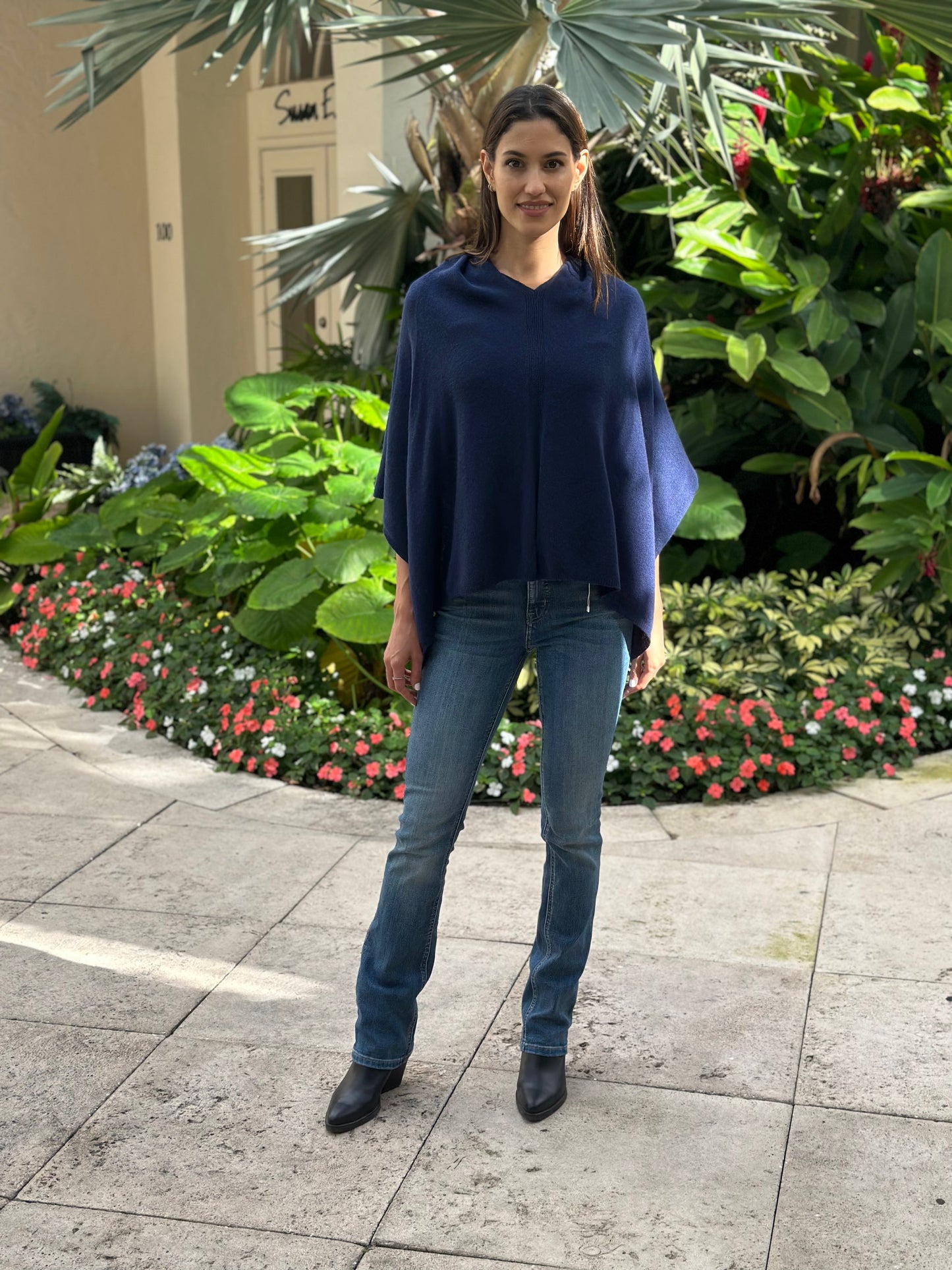Poncho Cashmere Marina