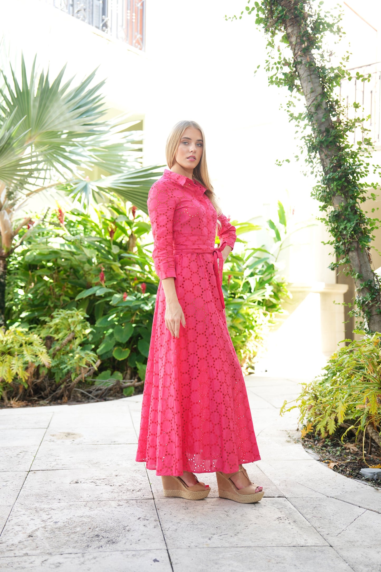 Shirt Dress Eyelet