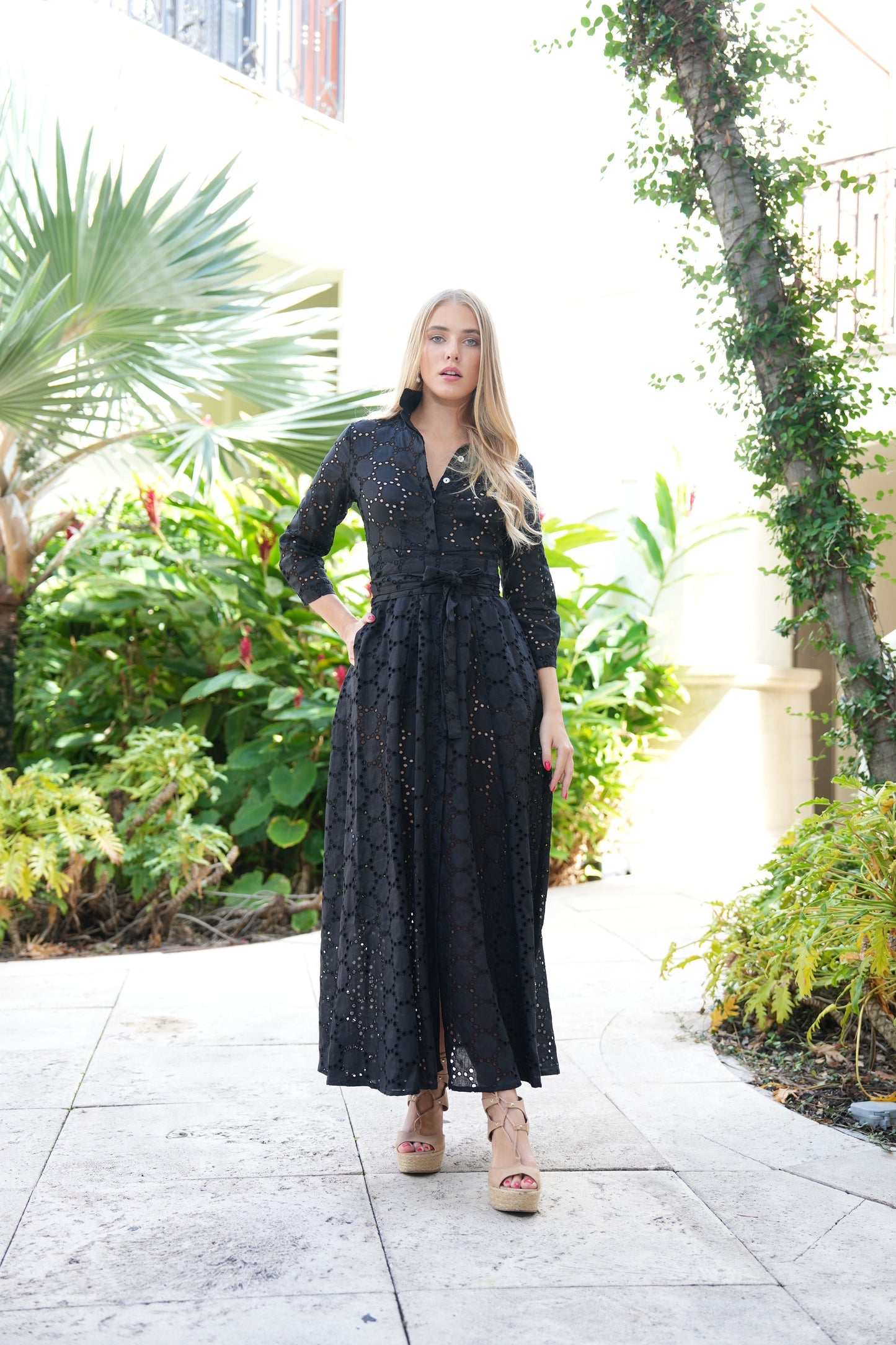 Shirt Dress Eyelet