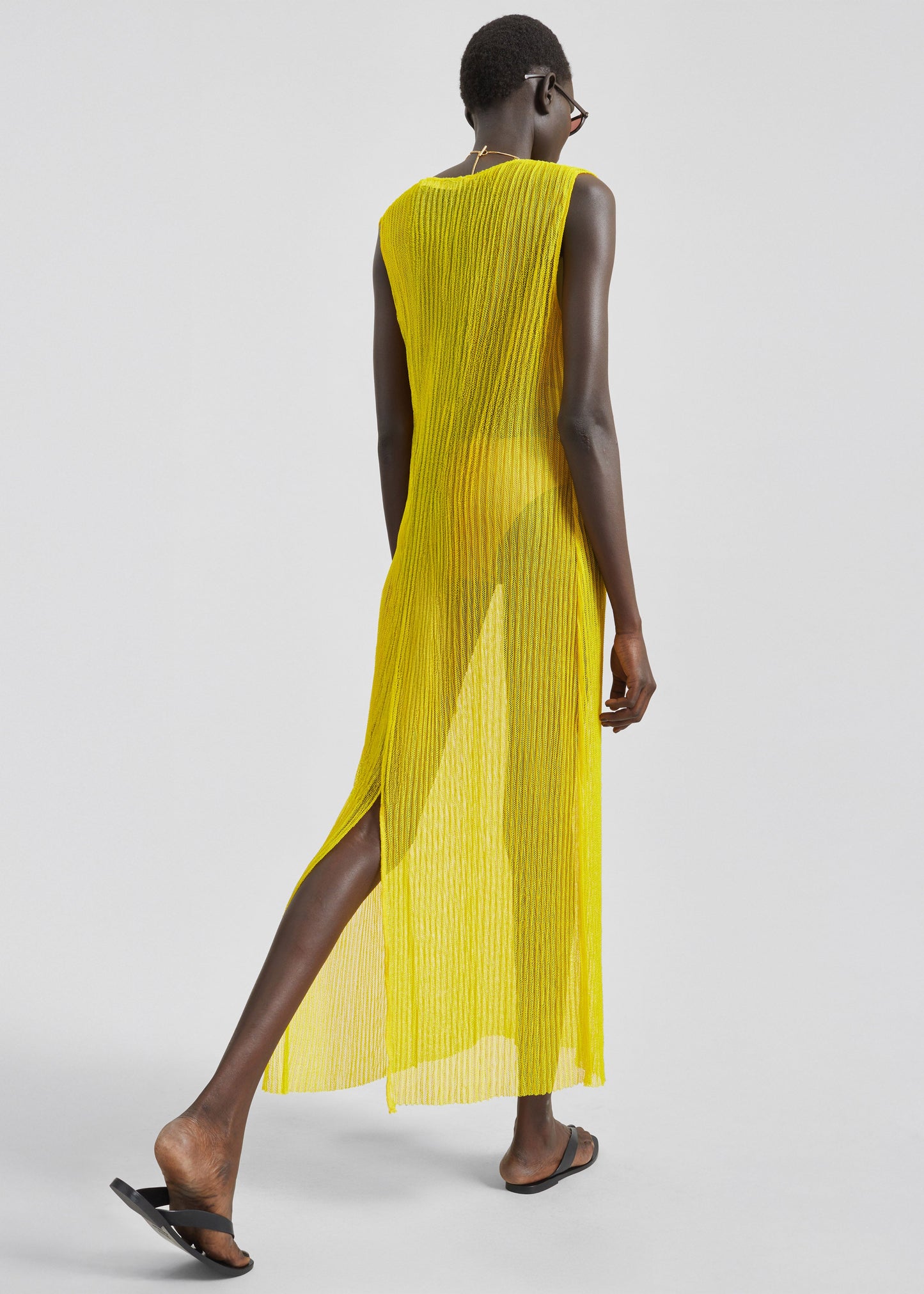 Annecy Lace Dress - Yellow