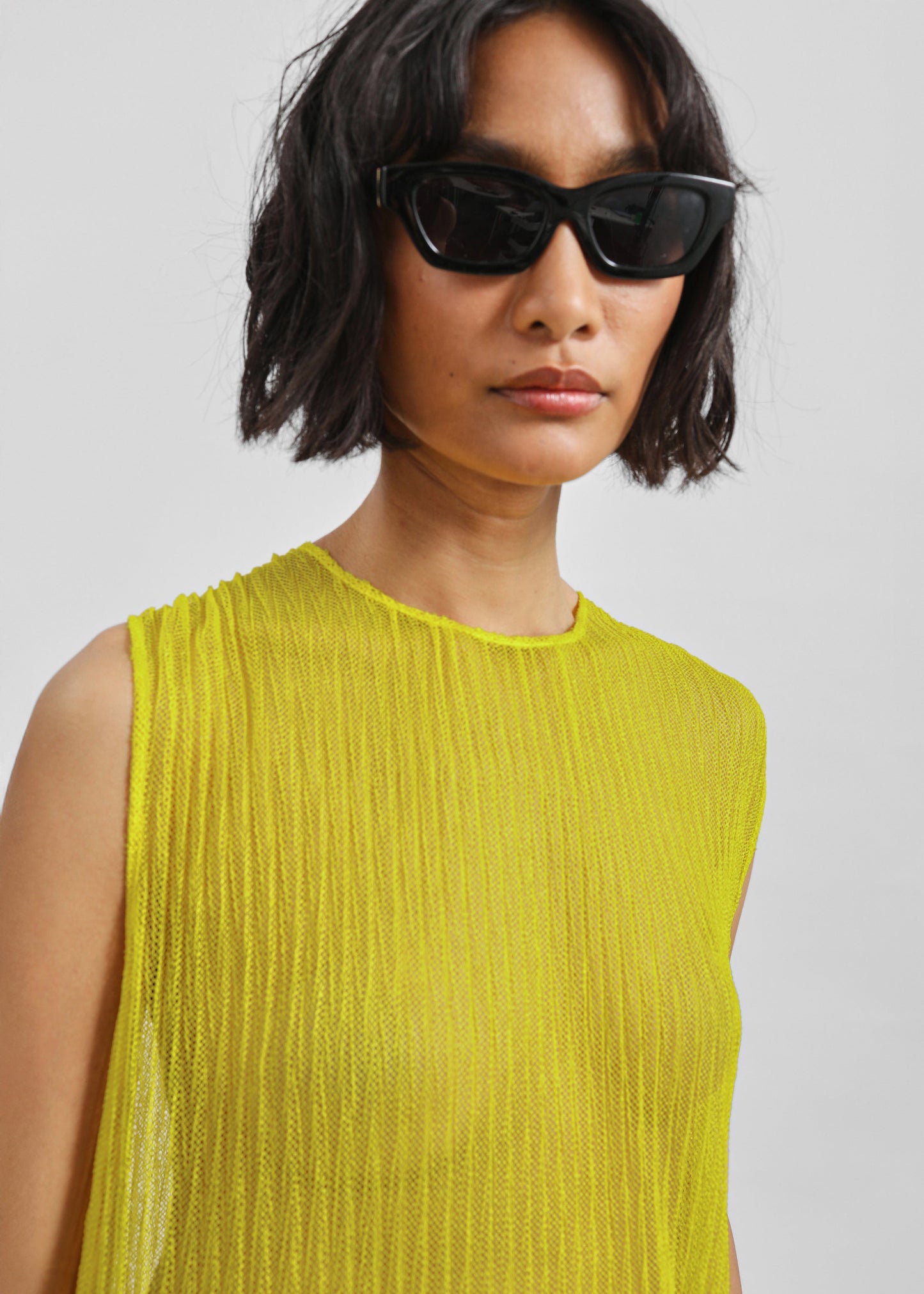 Annecy Lace Dress - Yellow