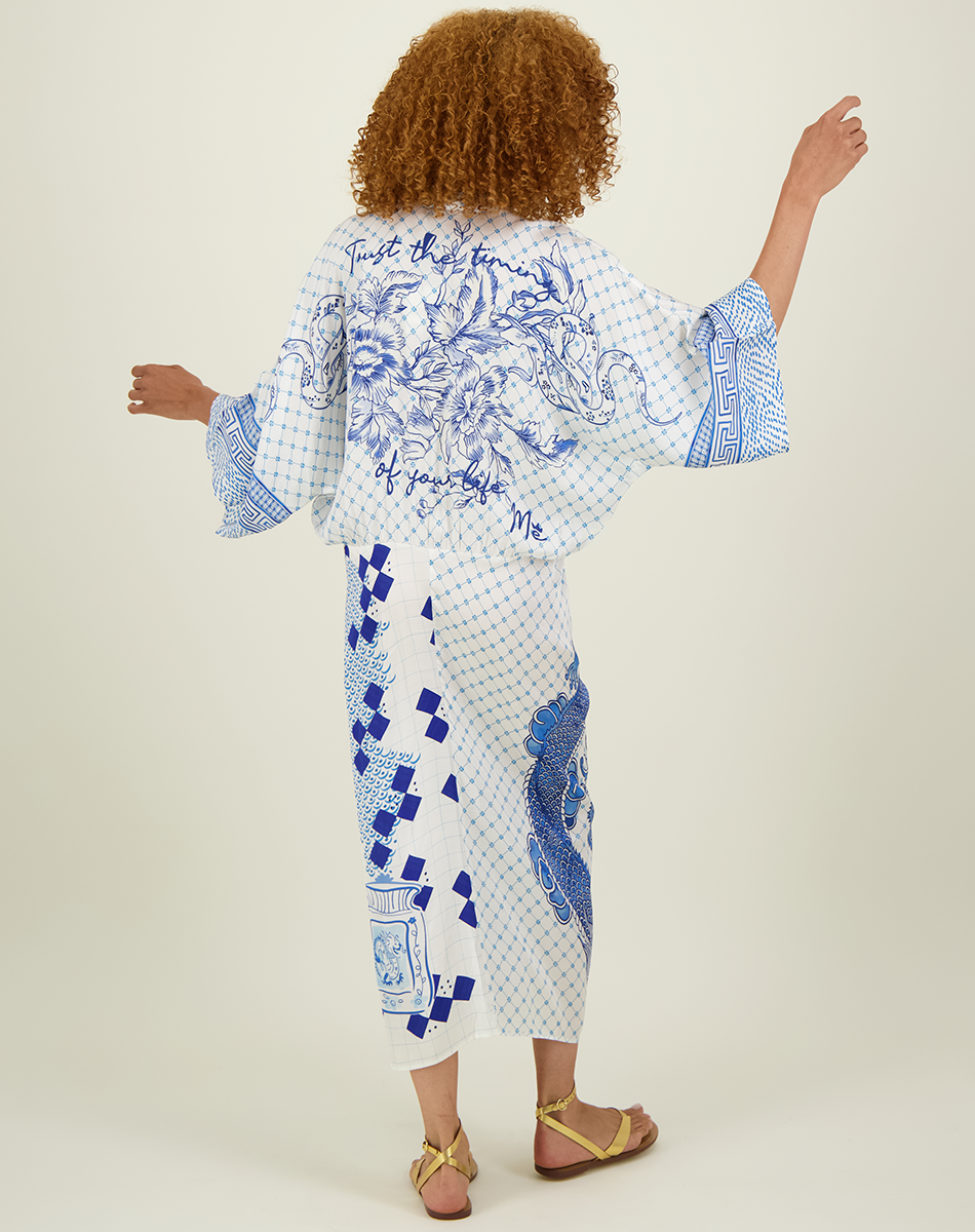 Me369 Sophia Amalfi Kimono Dress