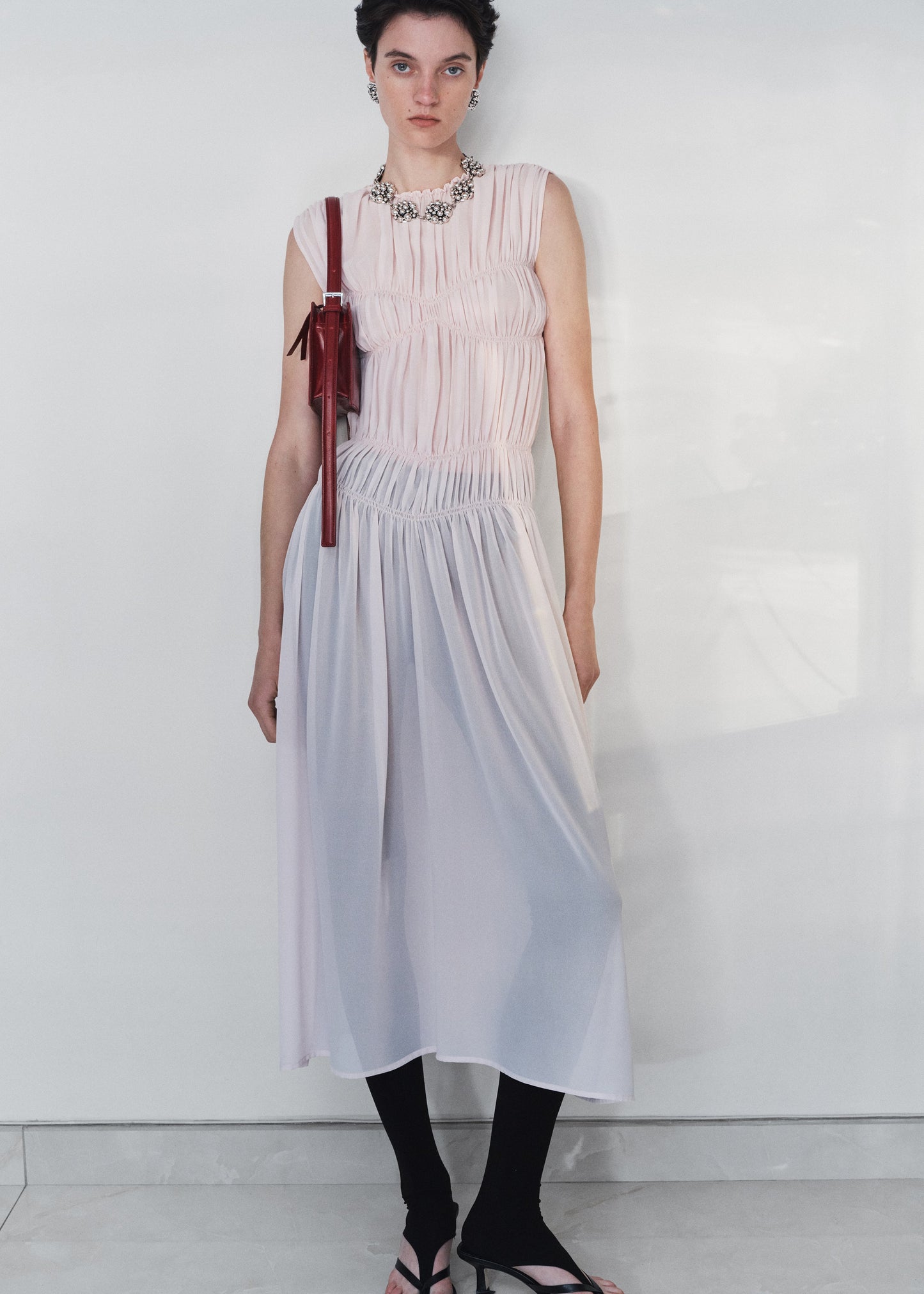 Beaufille Monroe Dress - Pale Pink