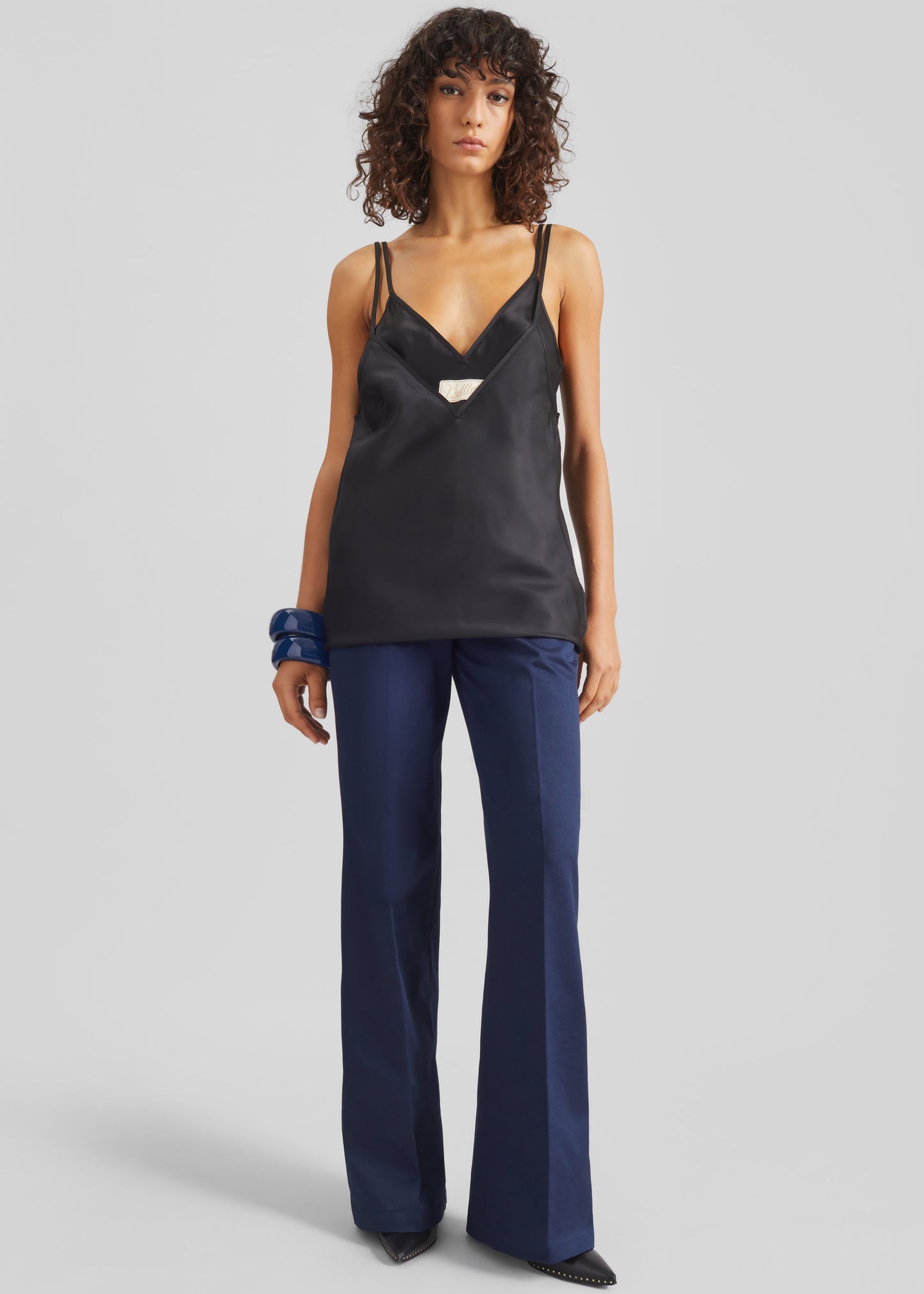 Bettter Double Cami Dress - Black