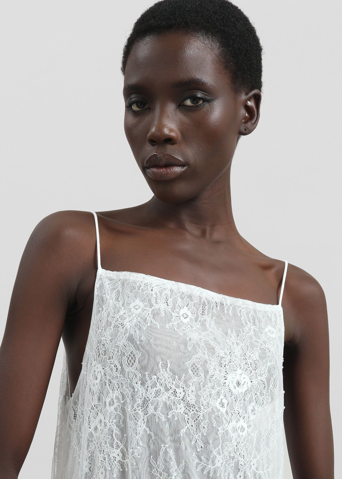 Calvi Maxi Lace Dress - White