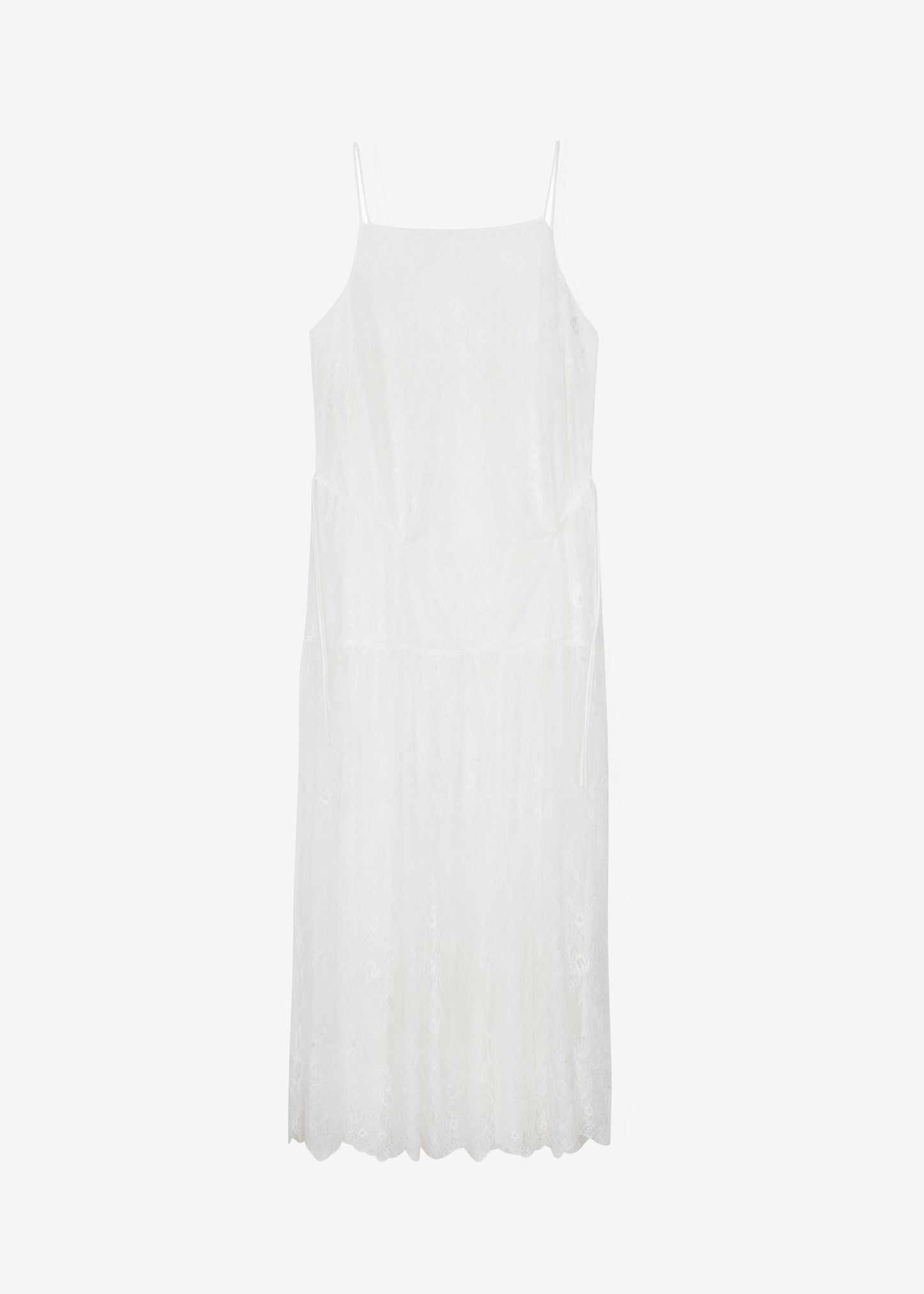Calvi Maxi Lace Dress - White