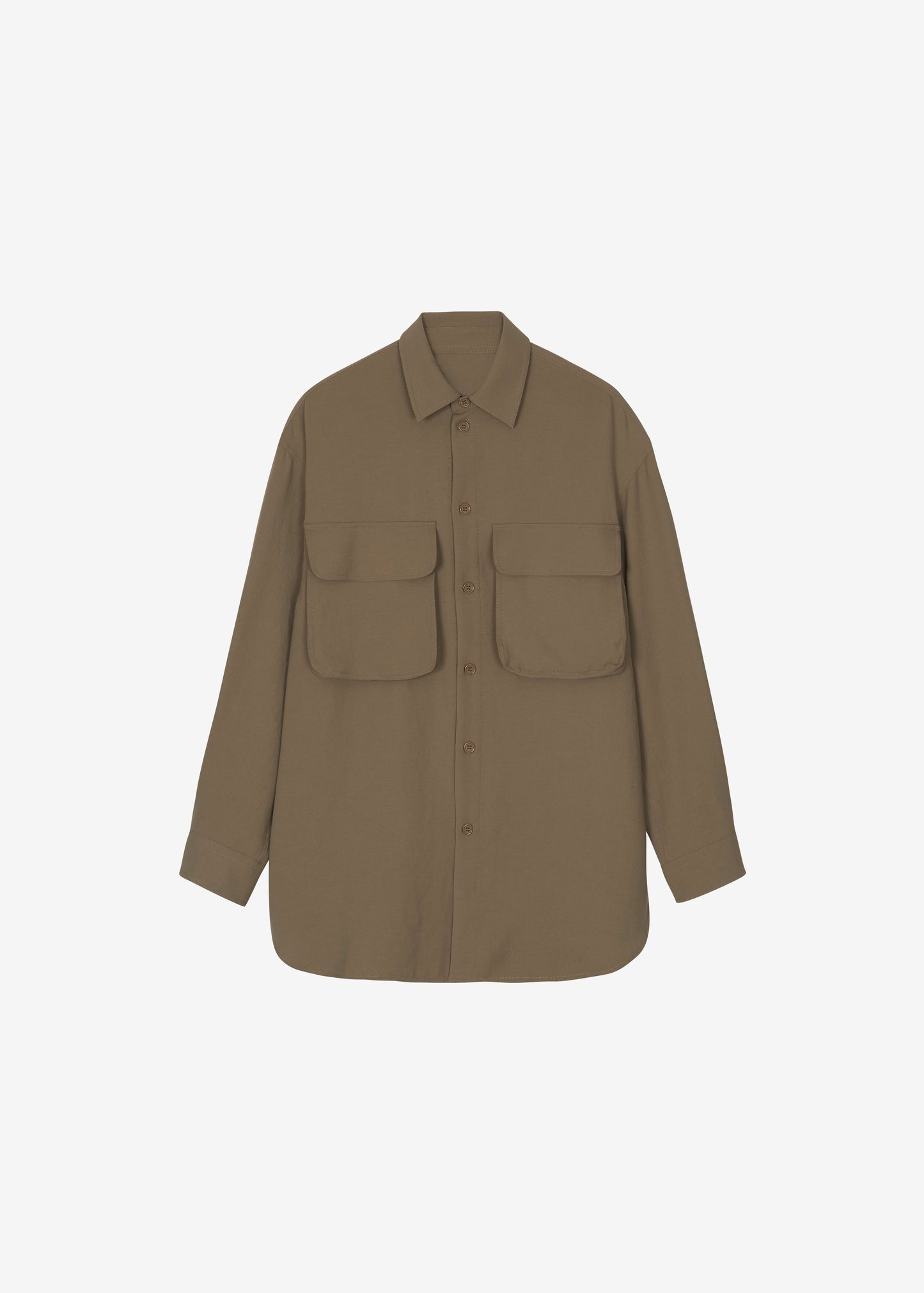 Carbis Cargo Shirt Dress - Camel