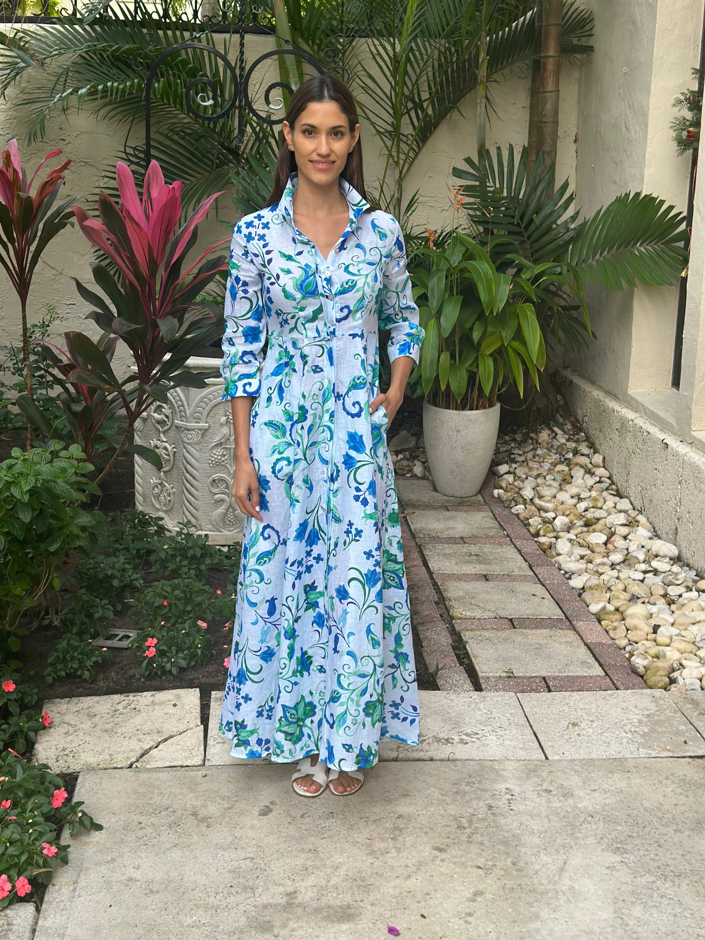 Shirt Dress New Style Linen